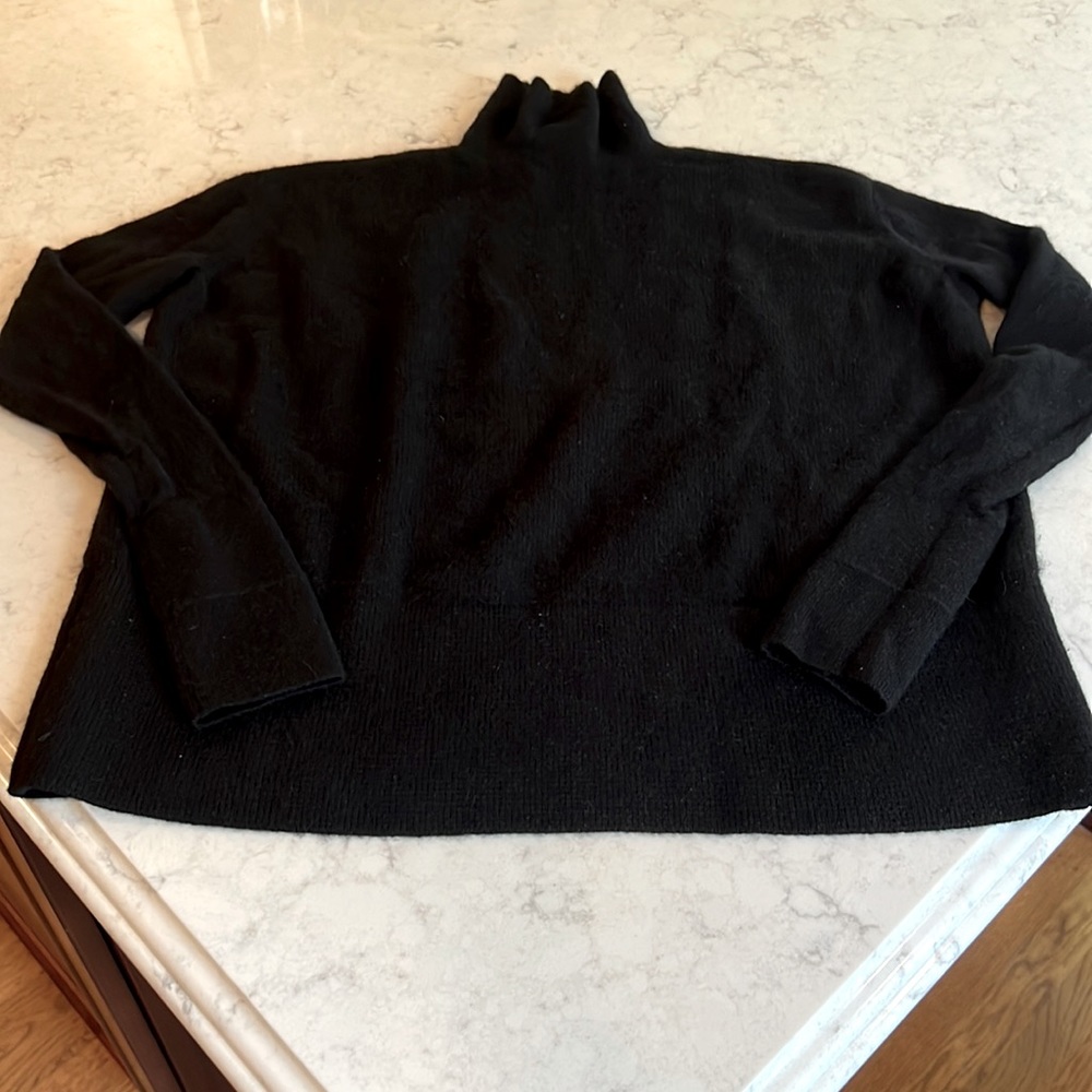 Black Everlane cashmere turtleneck XXS. Great used condition